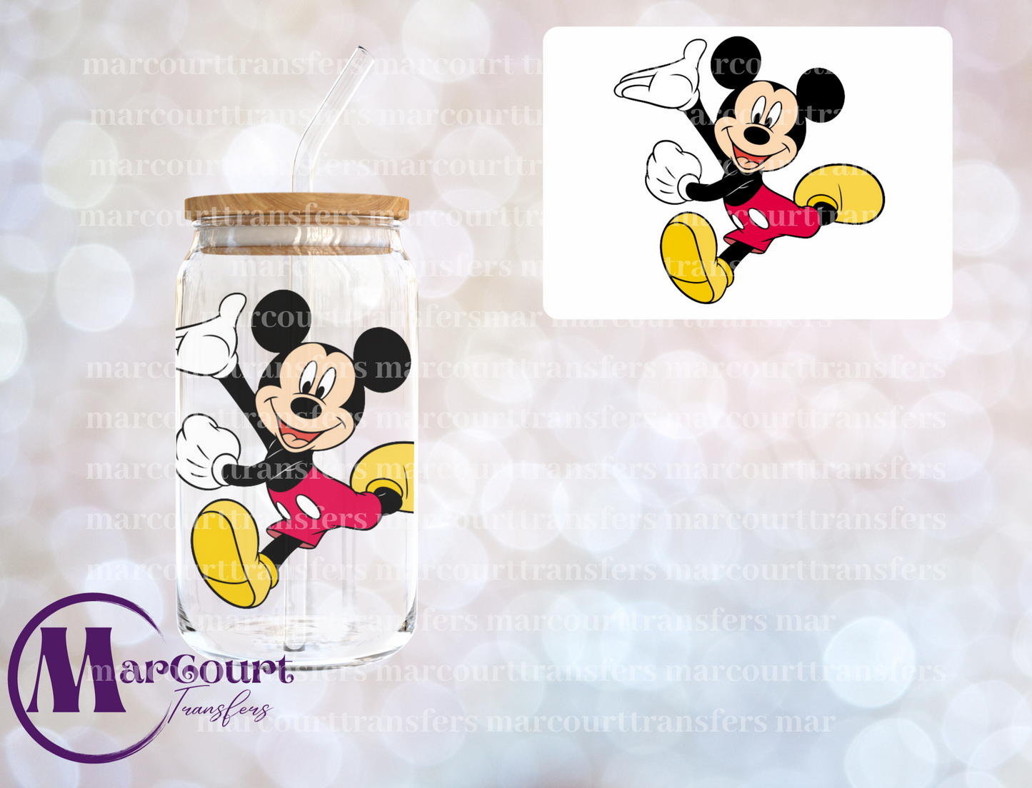 MICKEY DECAL-UV DTF CUP WRAP
