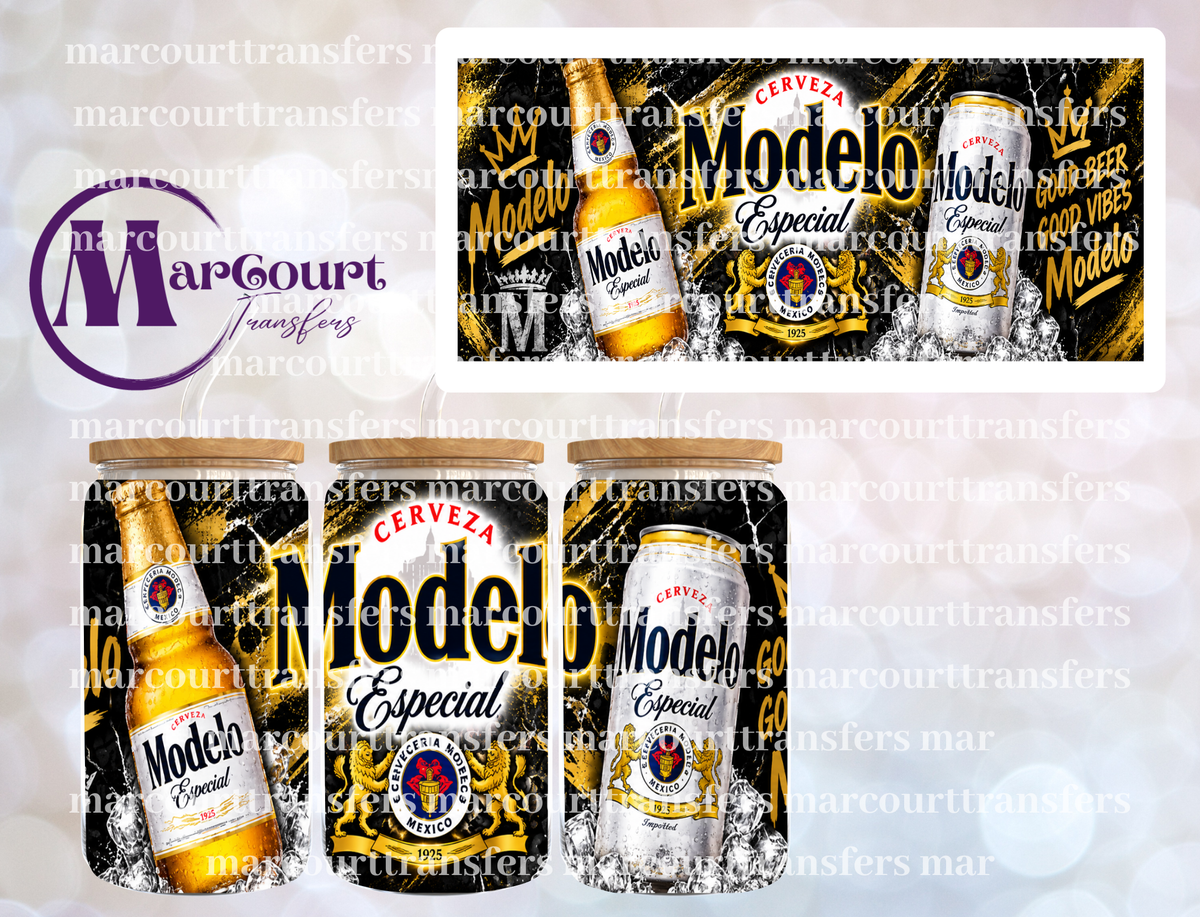 MODELO BLACK AND GOLD-16 0Z-UV DTF CUP WRAP