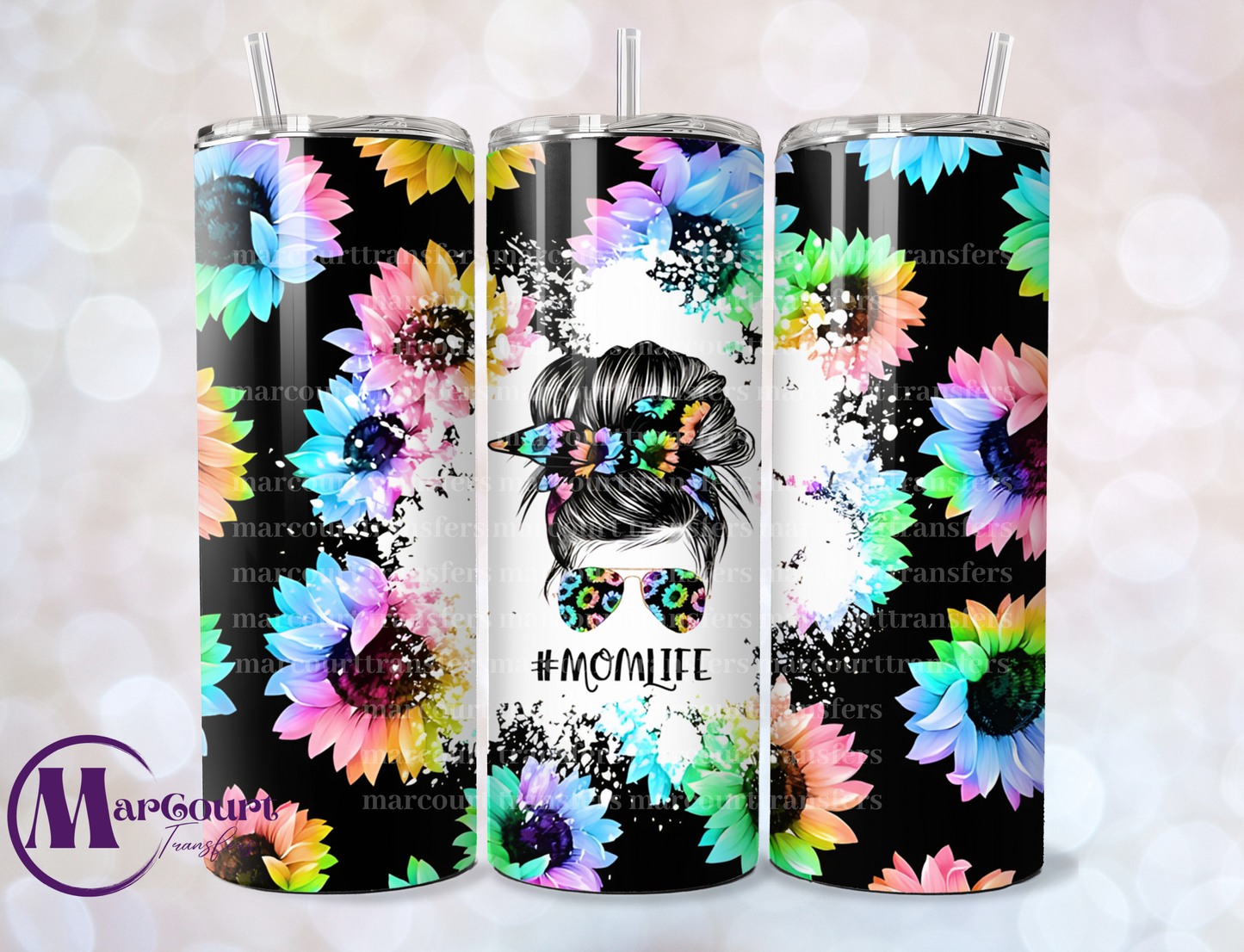 MOM LIFE 6-SKINNY TUMBLER TRANSFER