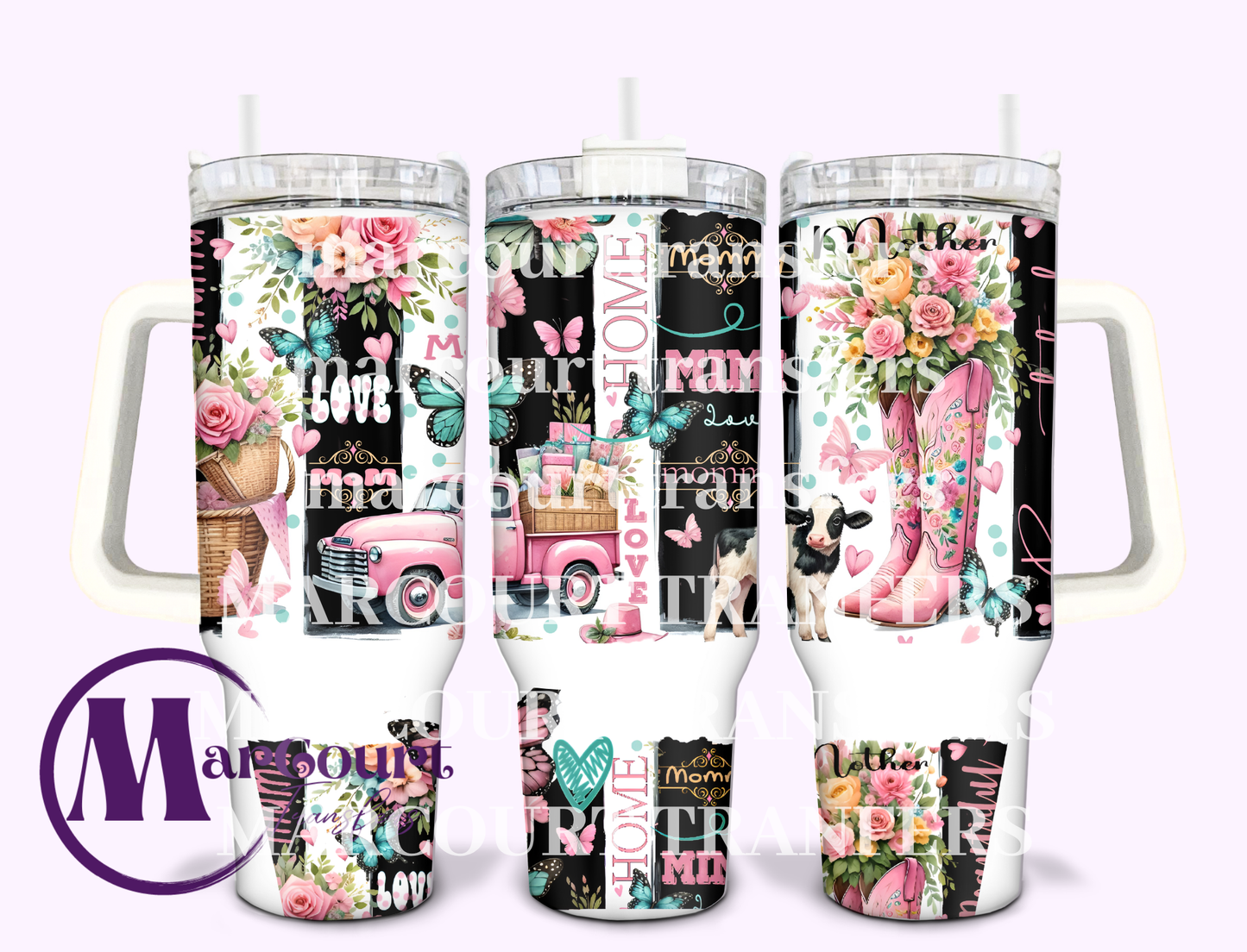 MOMS DAY-40 0Z-SUBLIMATION TUMBLER TRANSFER
