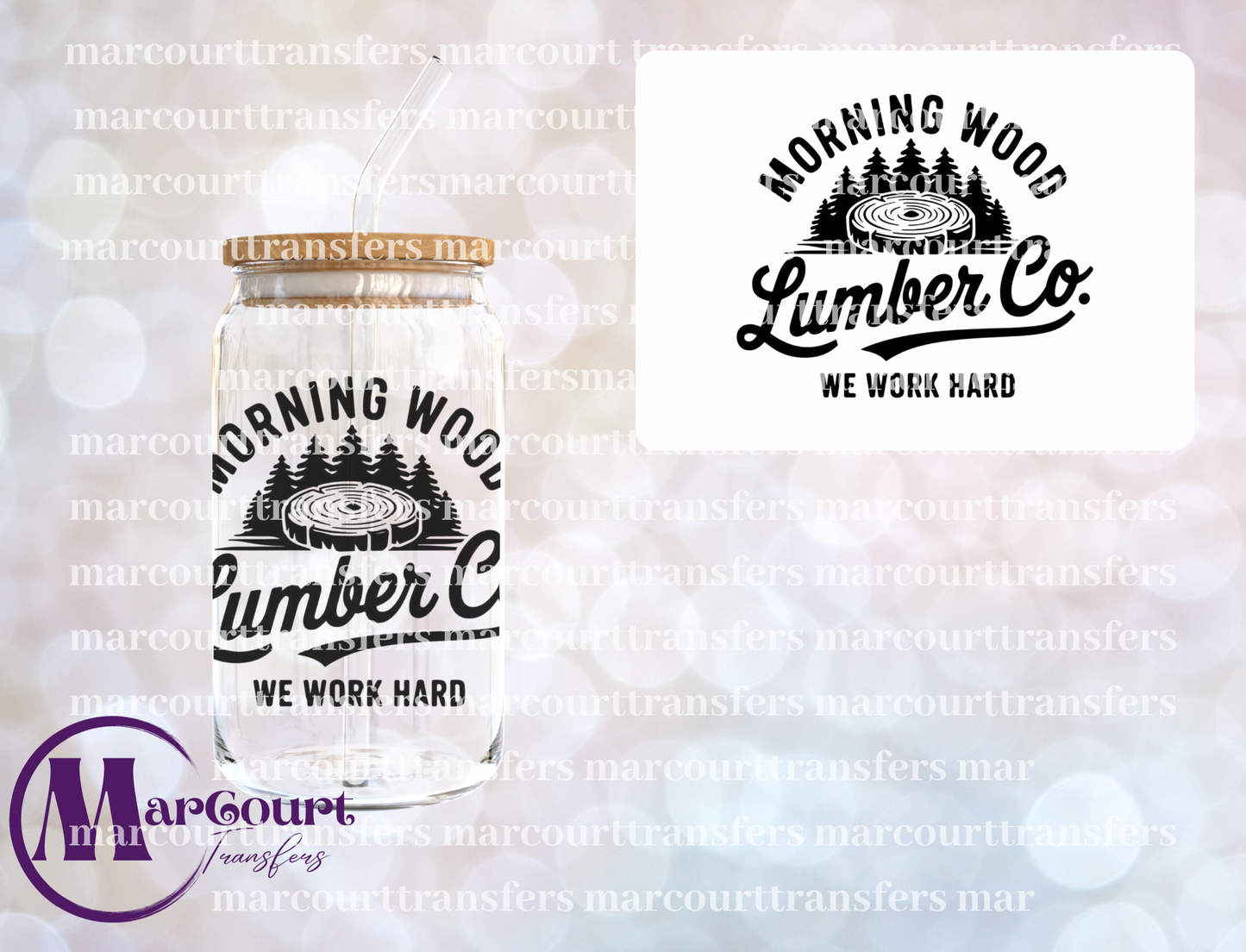 MORNING WOOD LUMBER CO-UV DTF CUP WRAP