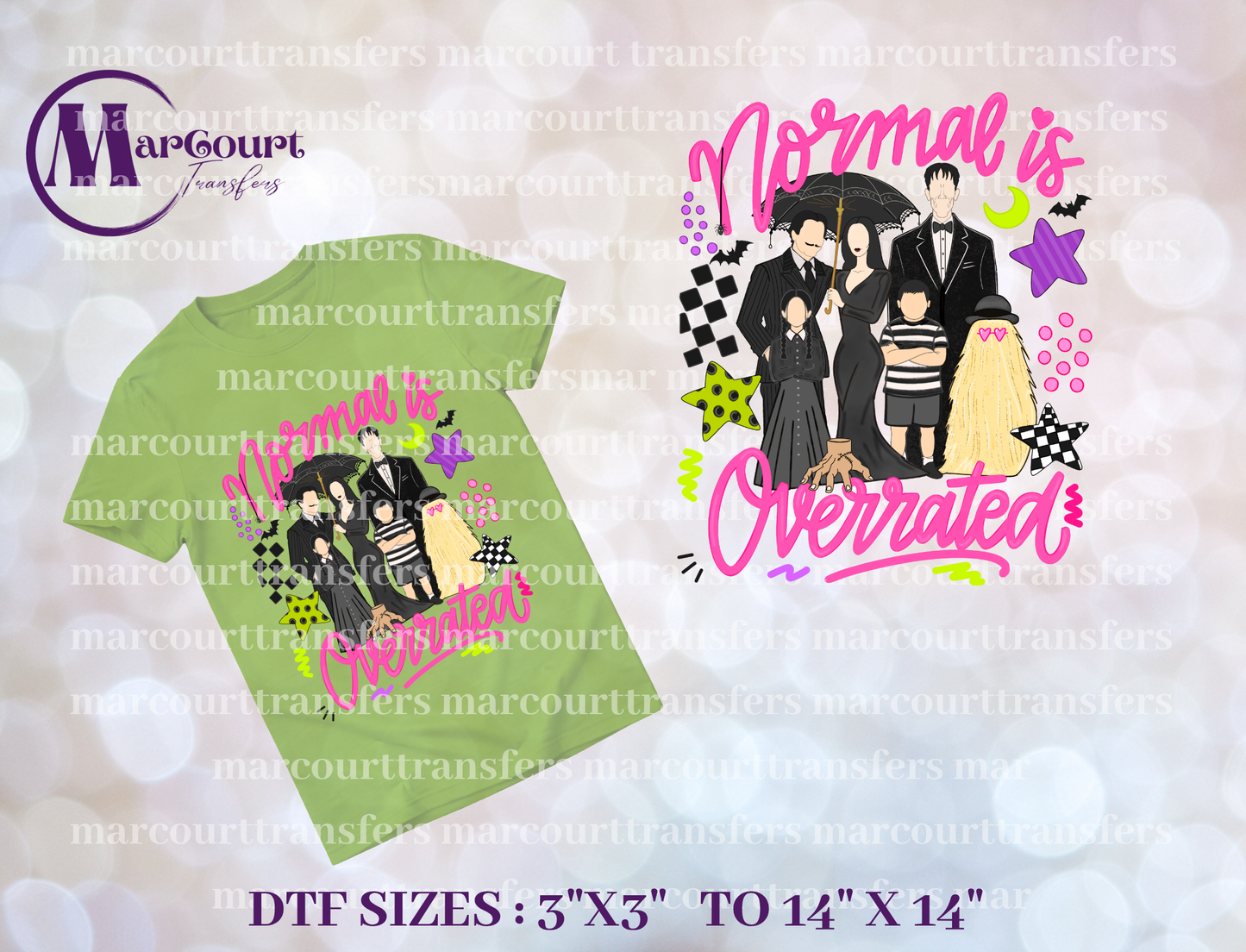 DTF-NORMAL IS OVERRATED THE ADDAMS FAMILY