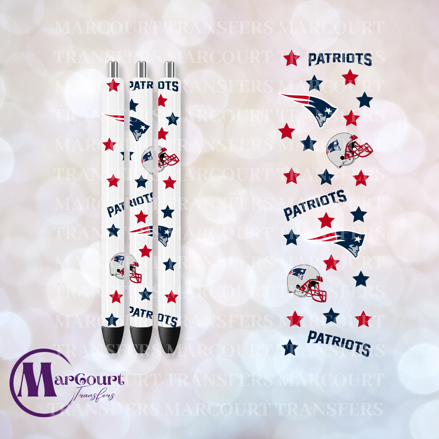 NEW ENGLAND PATRIOTS PEN- UV PEN WRAP