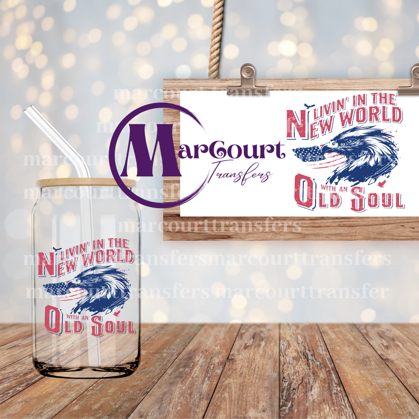 NEW WORLD OLD SOUL-DECAL-UV DTF CUP WRAP