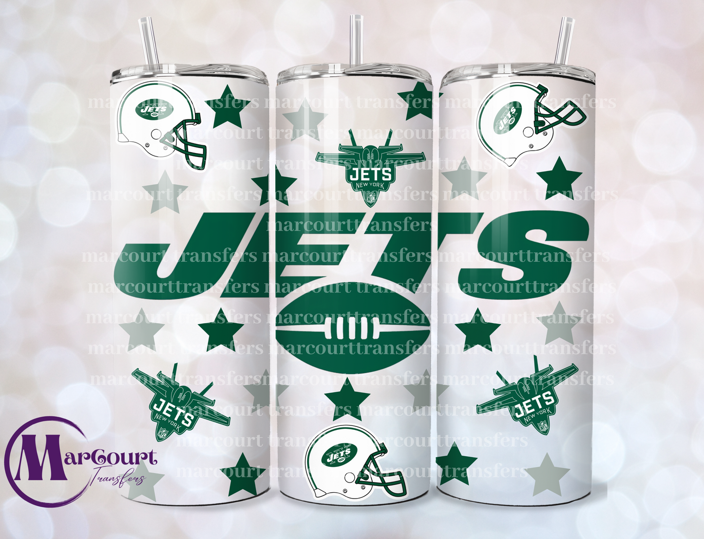 NEW YORK JETS-SKINNY UV DTF TRANSFER