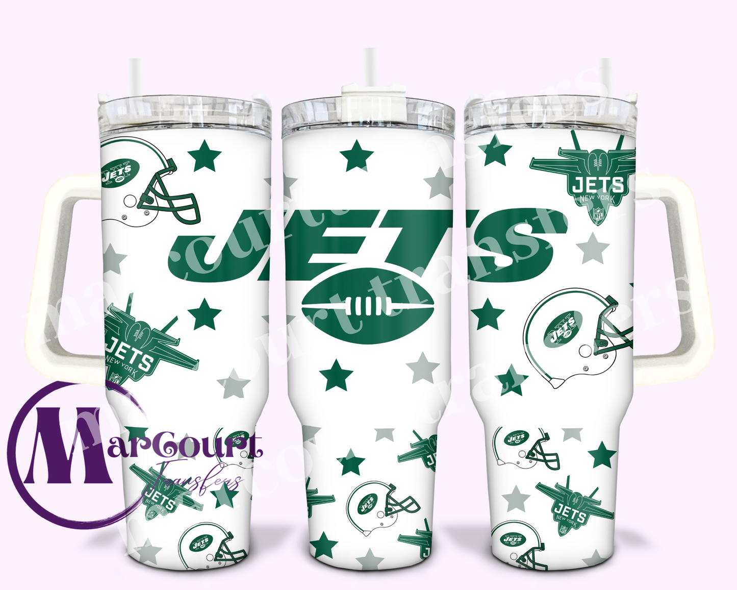 NEW YORK JETS-40 OZ-UV DTF CUP WRAP