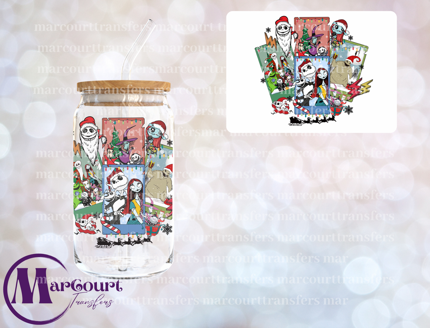 NIGHTMARE TAROT-DECAL-UV DTF CUP WRAP