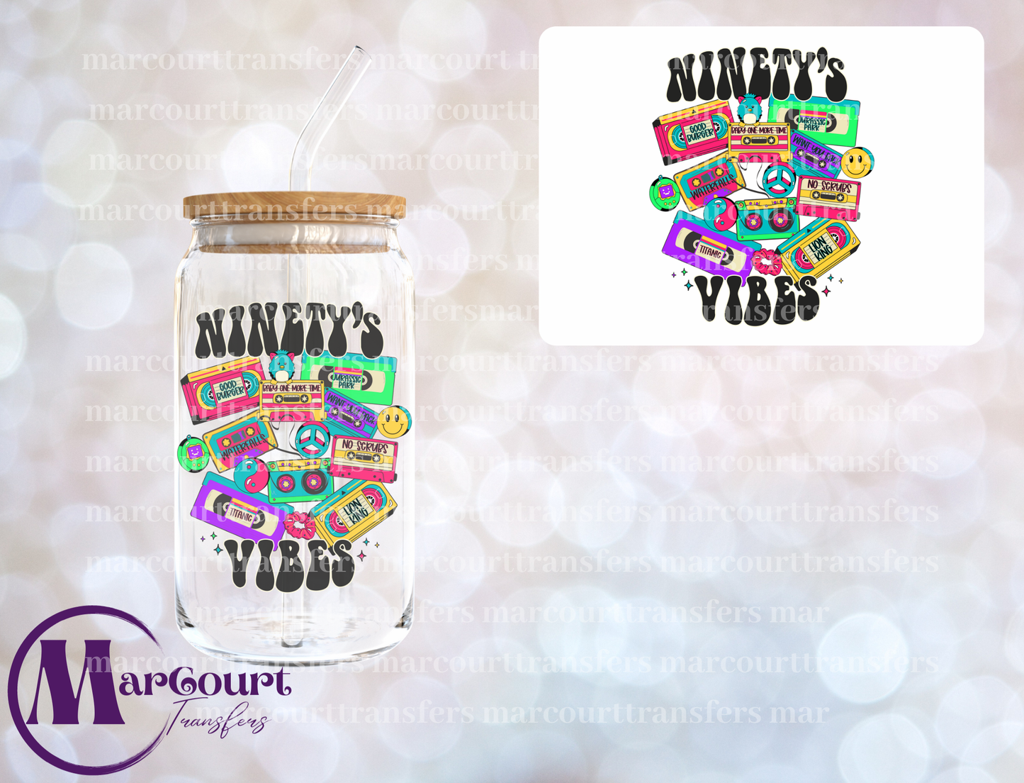 NINETYS TAPES-DECAL-UV DTF CUP WRAP