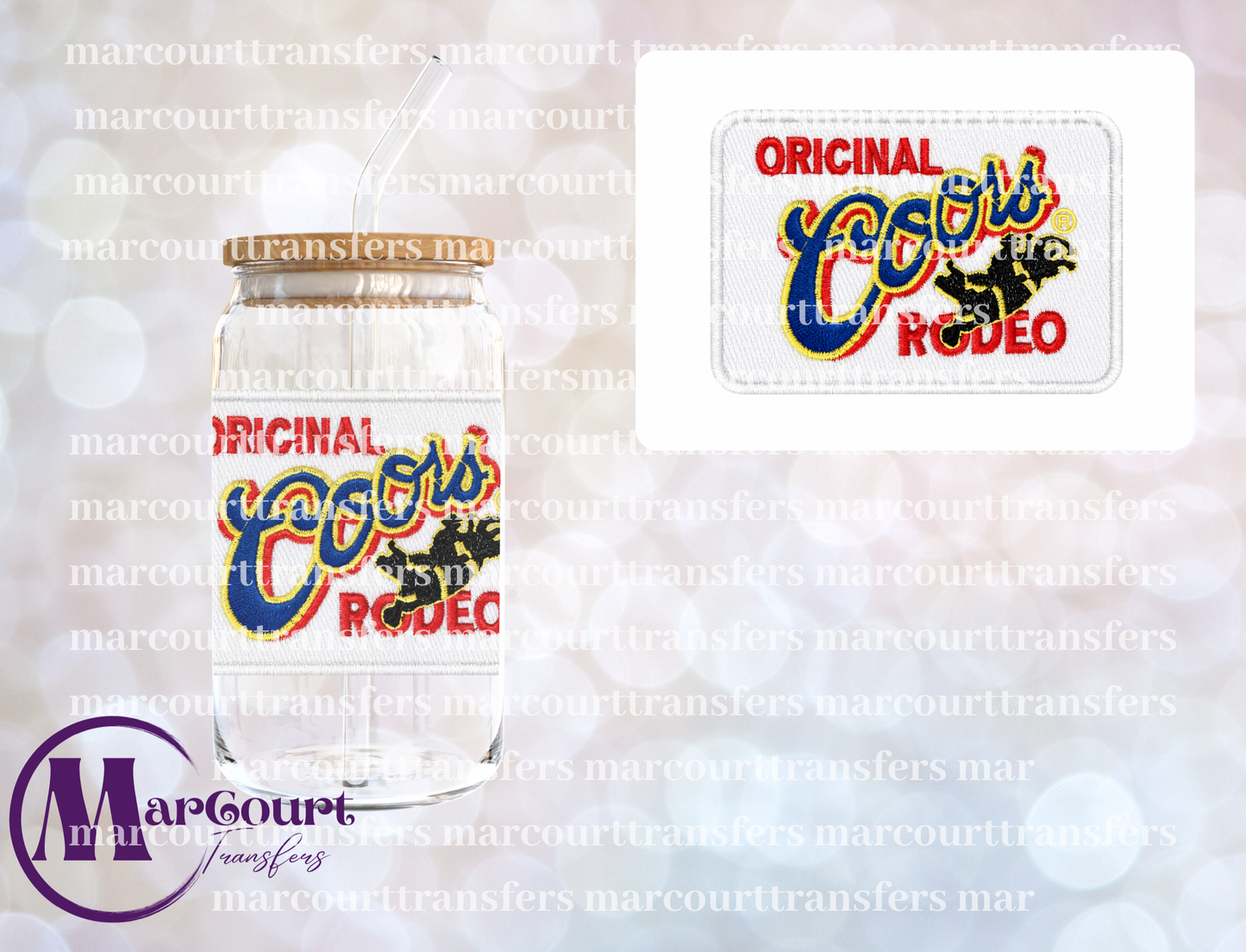 ORIGINAL COORS RODEO-UV DTF CUP WRAP