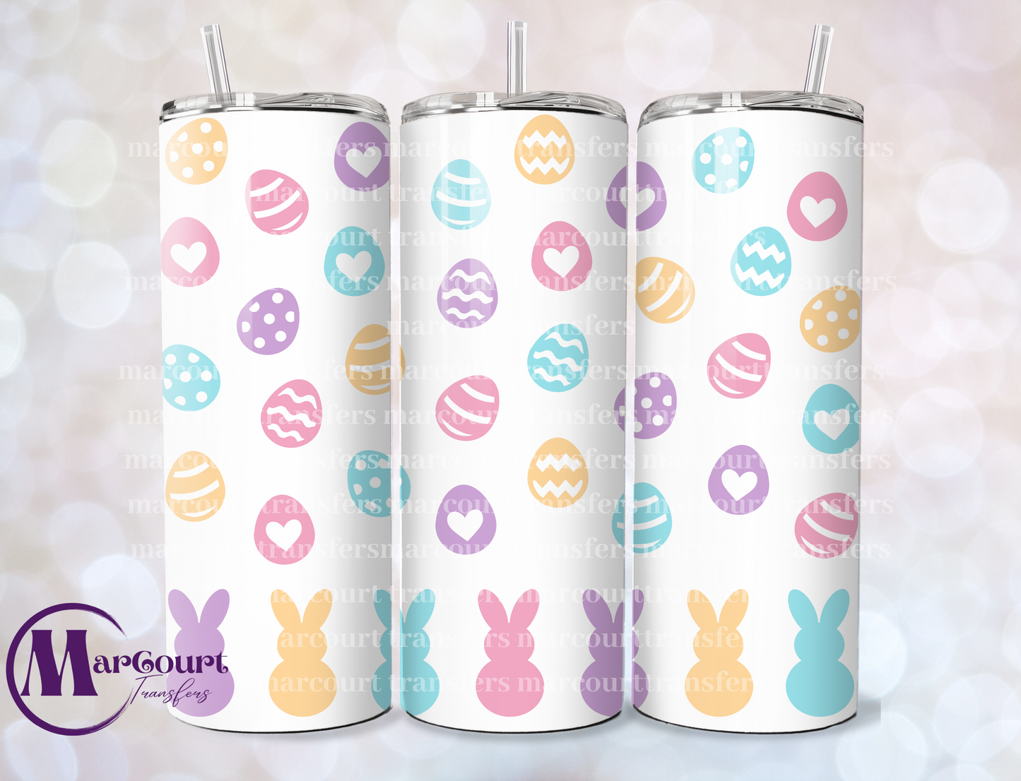 PEEPS N EGGS-SKINNY TUMBLER TRANSFER (SUBLIMATION)