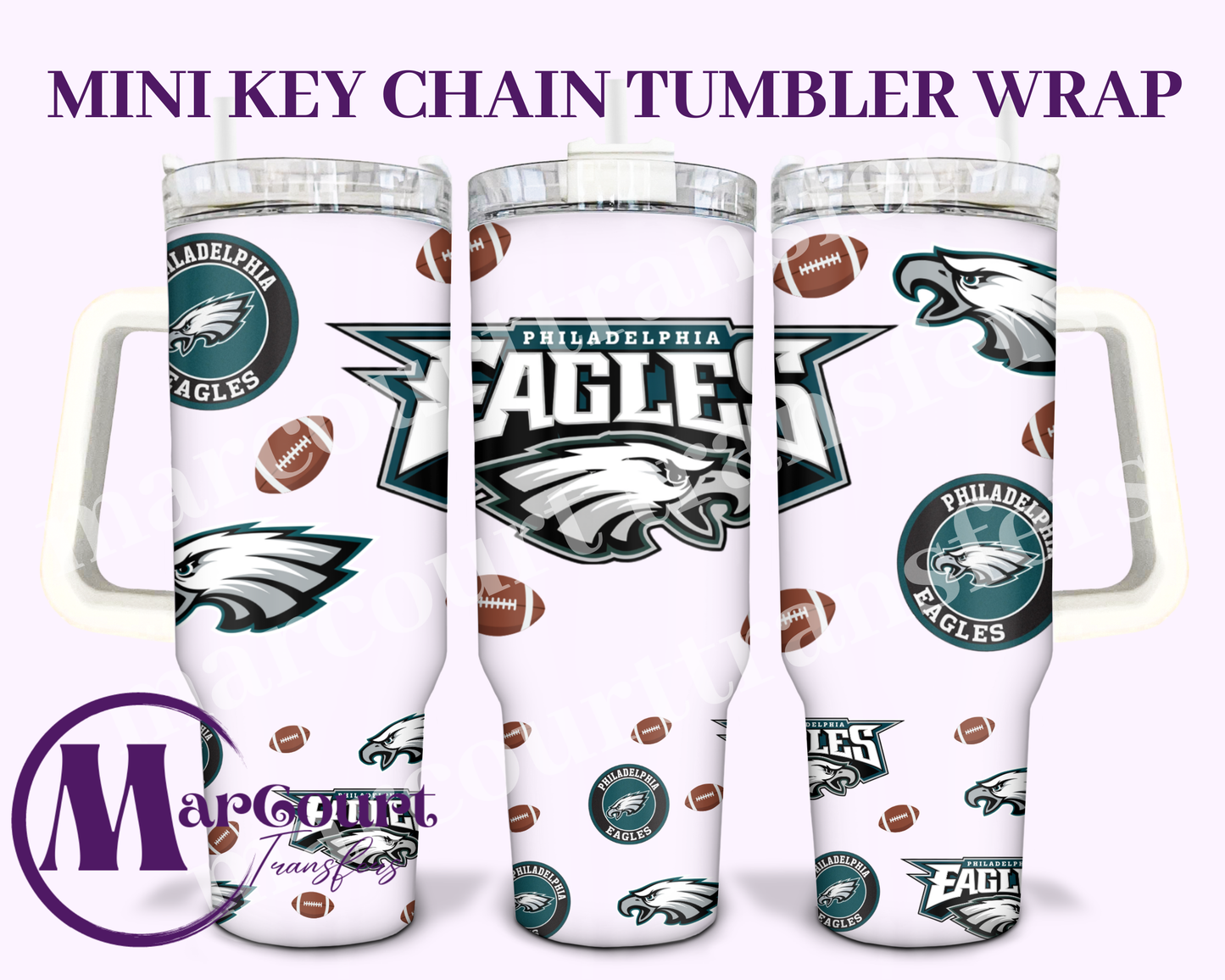 PHILADELPHIA EAGLES-MINI TUMBLER KEYCHAIN WRAP