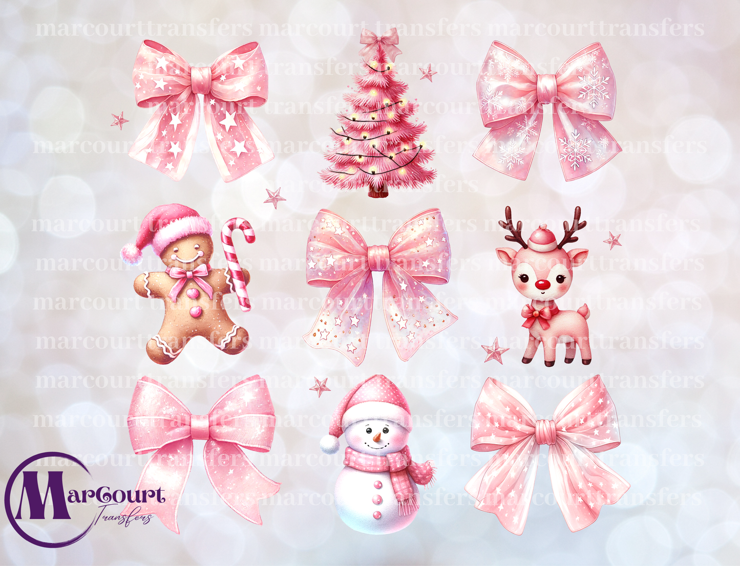 PINK CHRISTMAS ELEMENTS