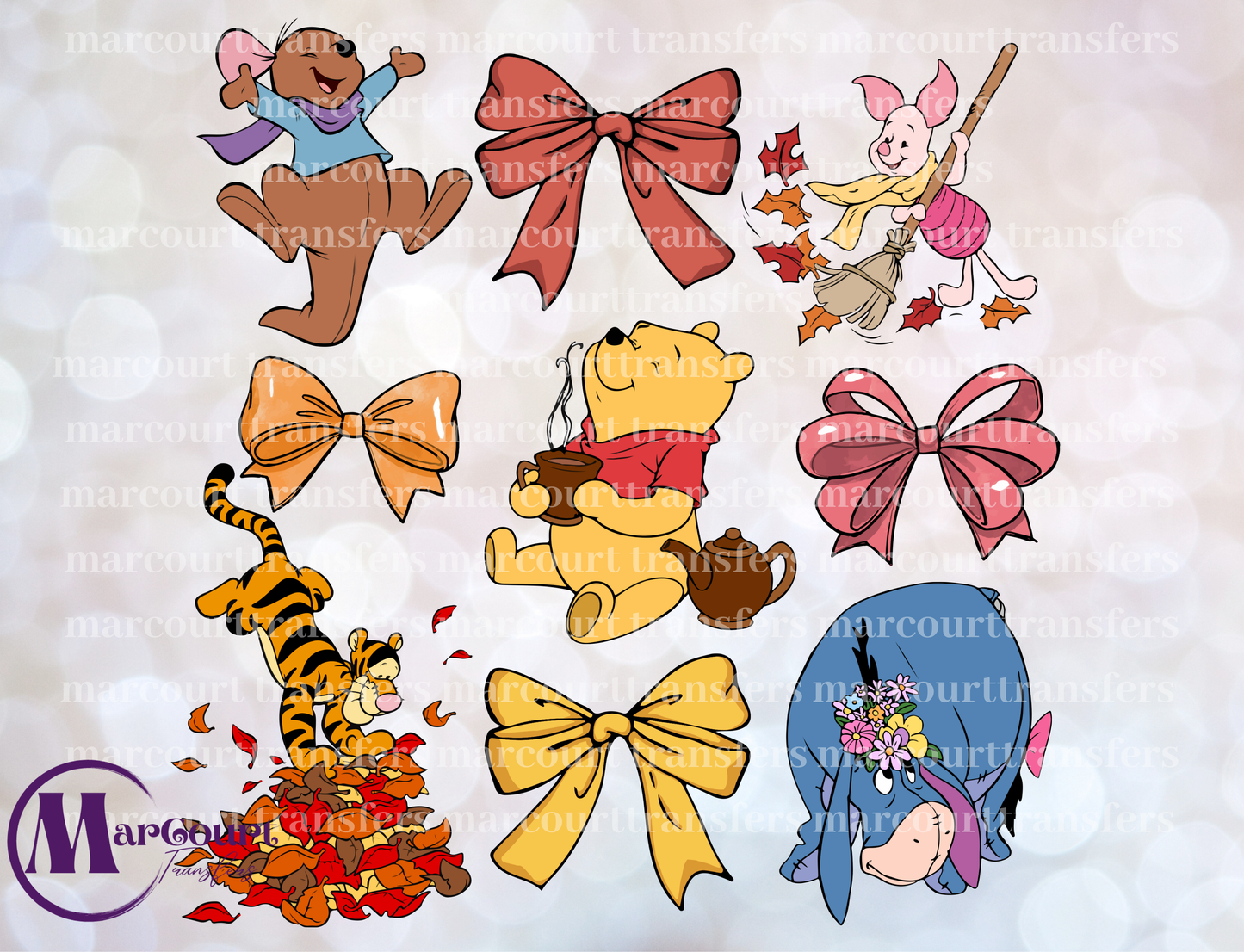 POOH AND FRIENDS FALL ELEMENTS