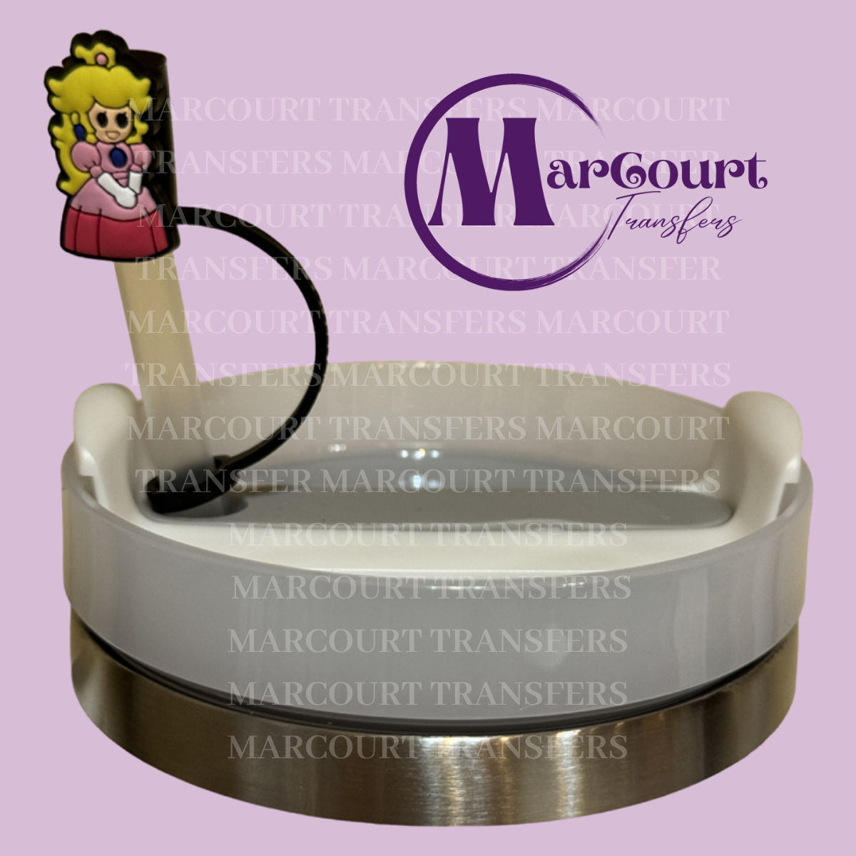 PRINCESS PEACH-STRAW TOPPER