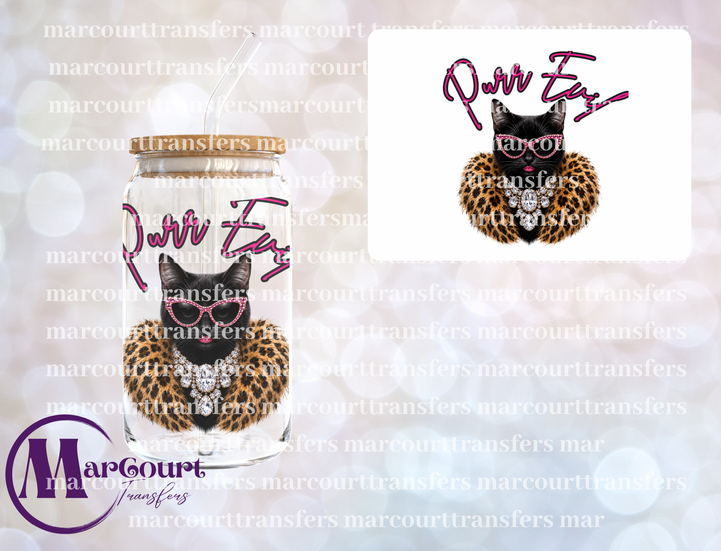 PURR EVIL-UV DTF CUP WRAP