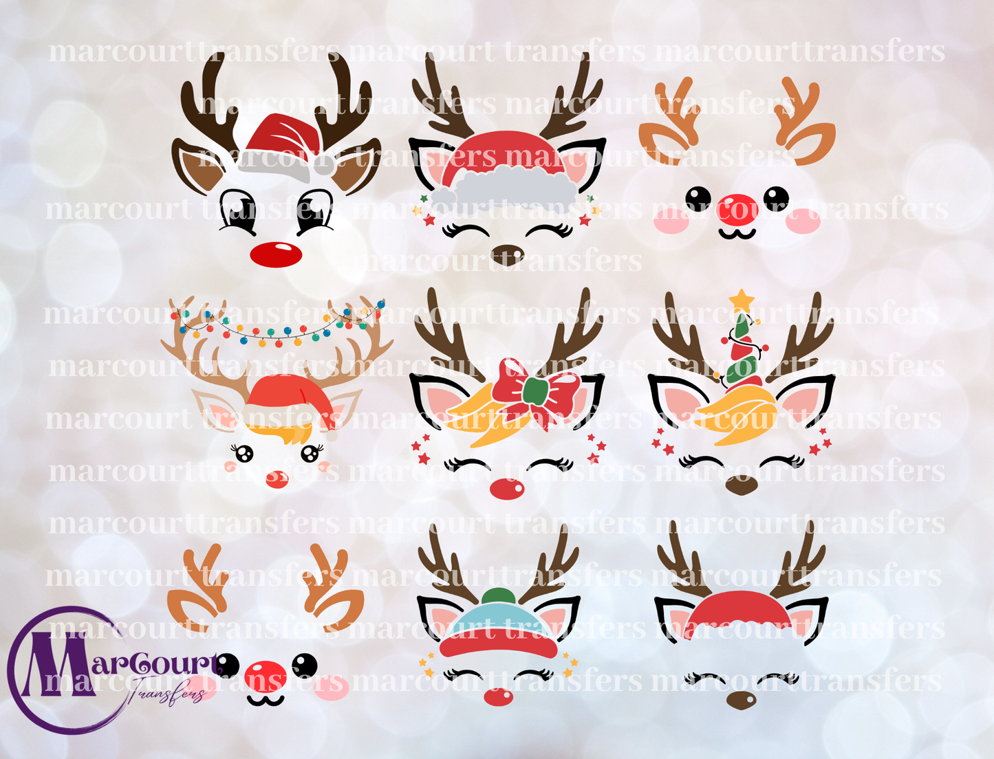 REINDEER FACE ELEMENTS-ELEMENTS