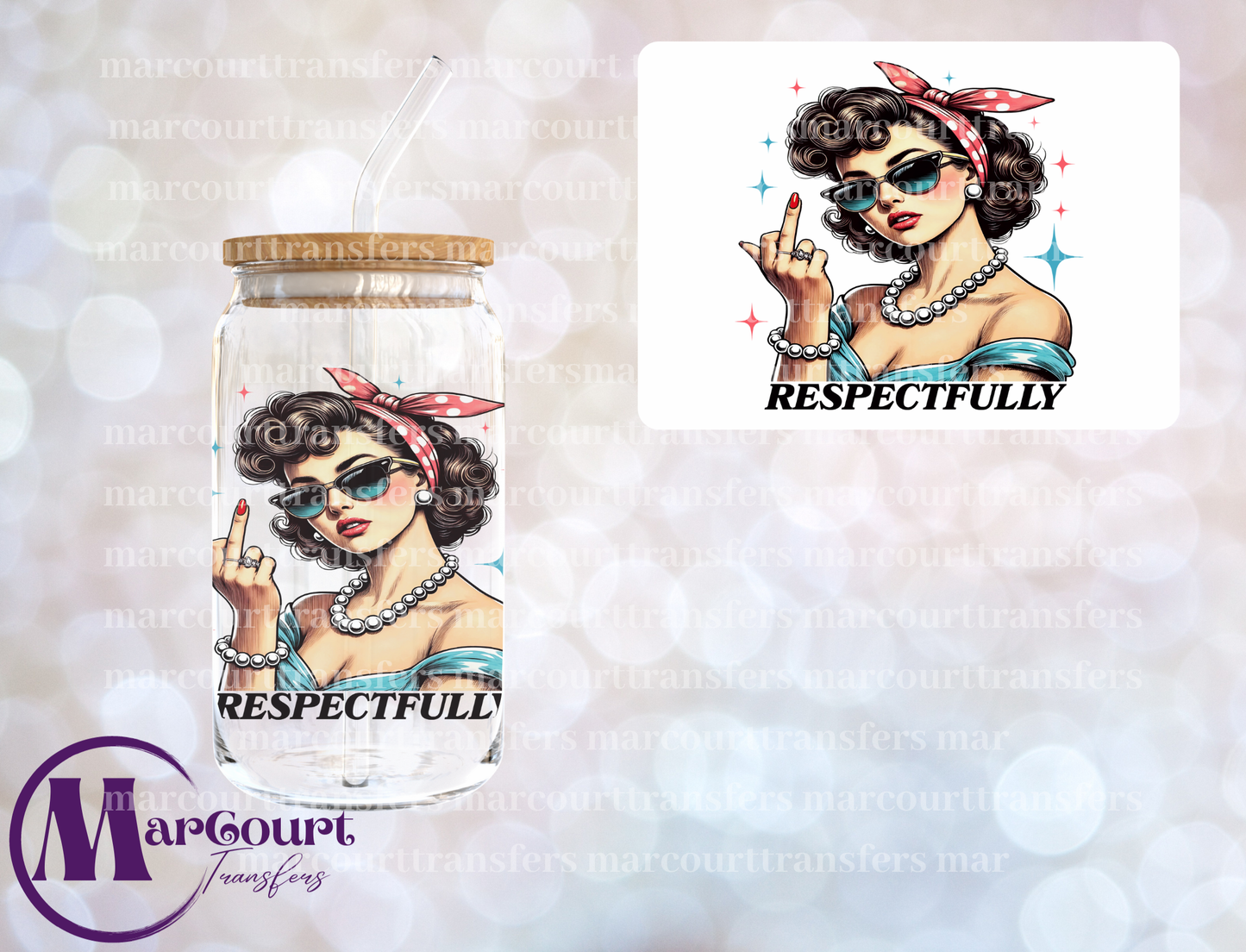 RESPECTFULLY-DECAL-UV DTF CUP WRAP
