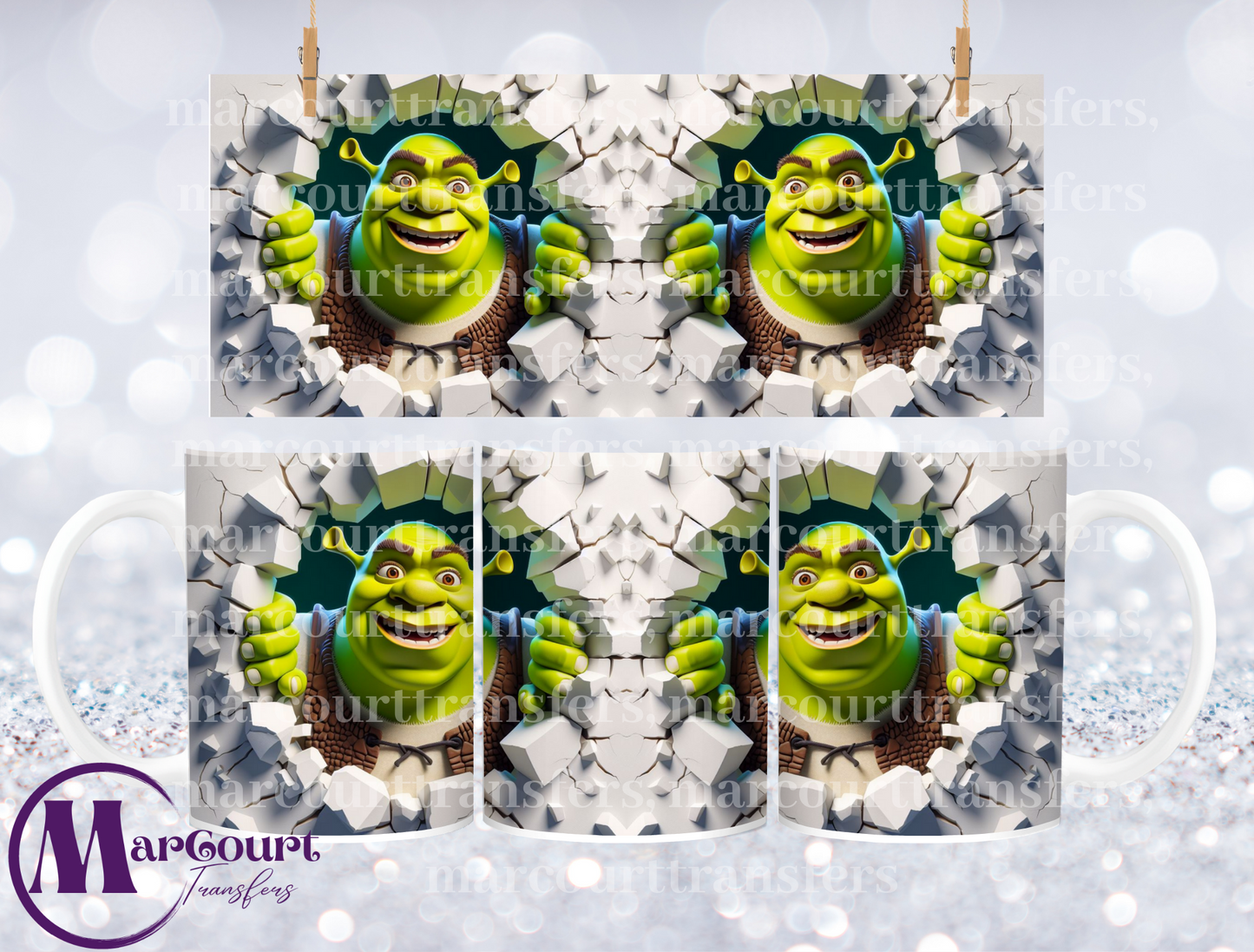 SHREK-MUG TRANSFER