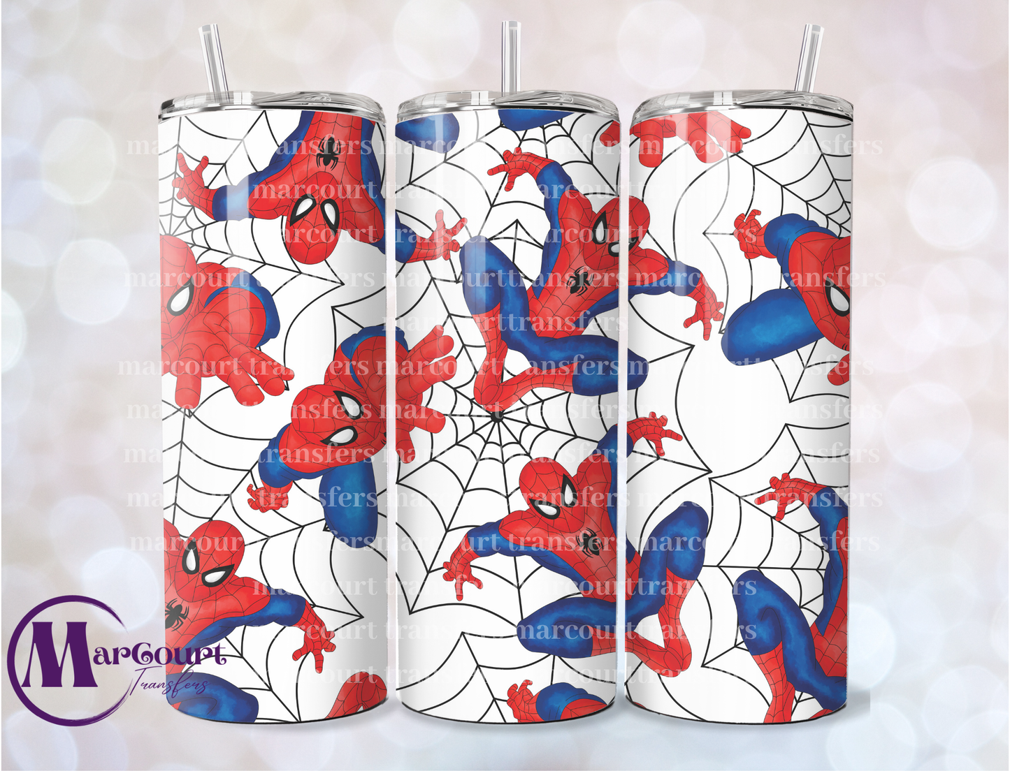 SPIDERMAN-SKINNY TUMBLER TRANSFER