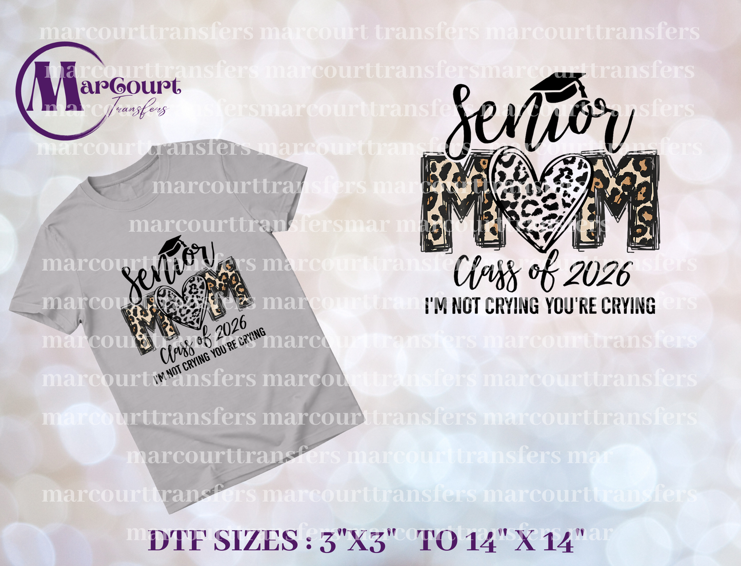 DTF-SENIOR MOM CLASS OF 26 LEOPARD