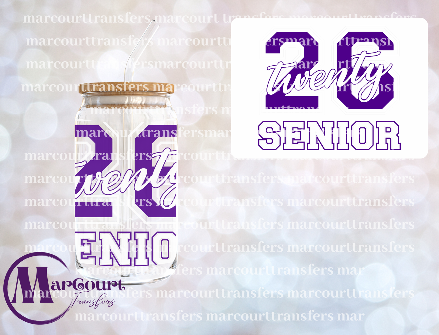 SENIOR TWENTY 26-UV DTF CUP WRAP