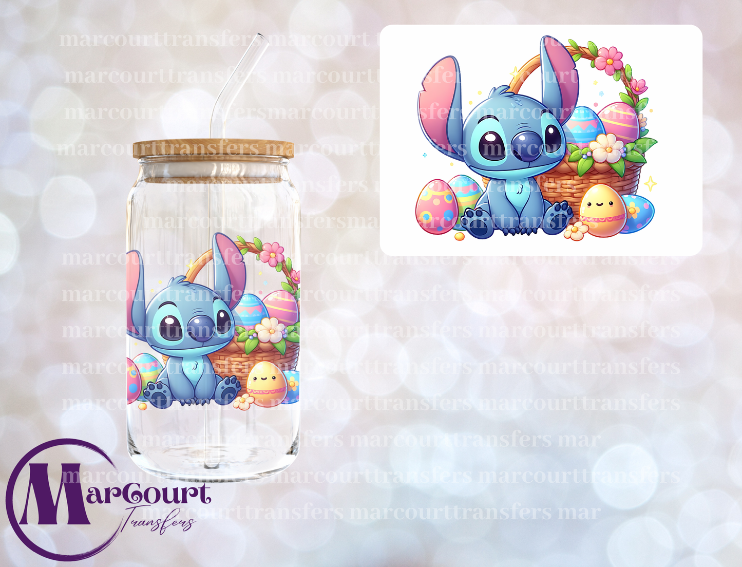 STITCH EASTER-DECAL-UV DTF CUP WRAP