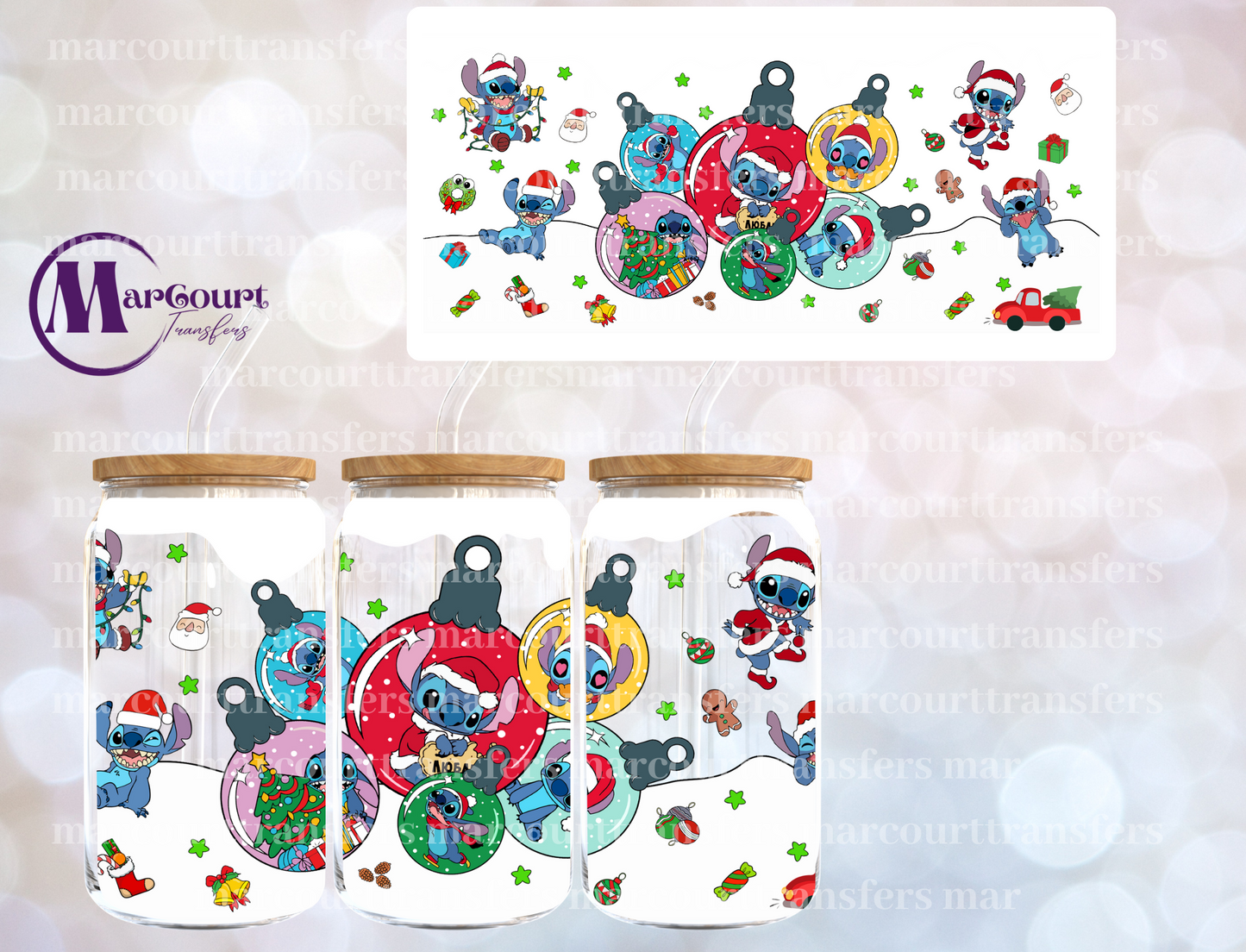 STITCH ORNAMENTS-16 0Z-UV DTF CUP WRAP