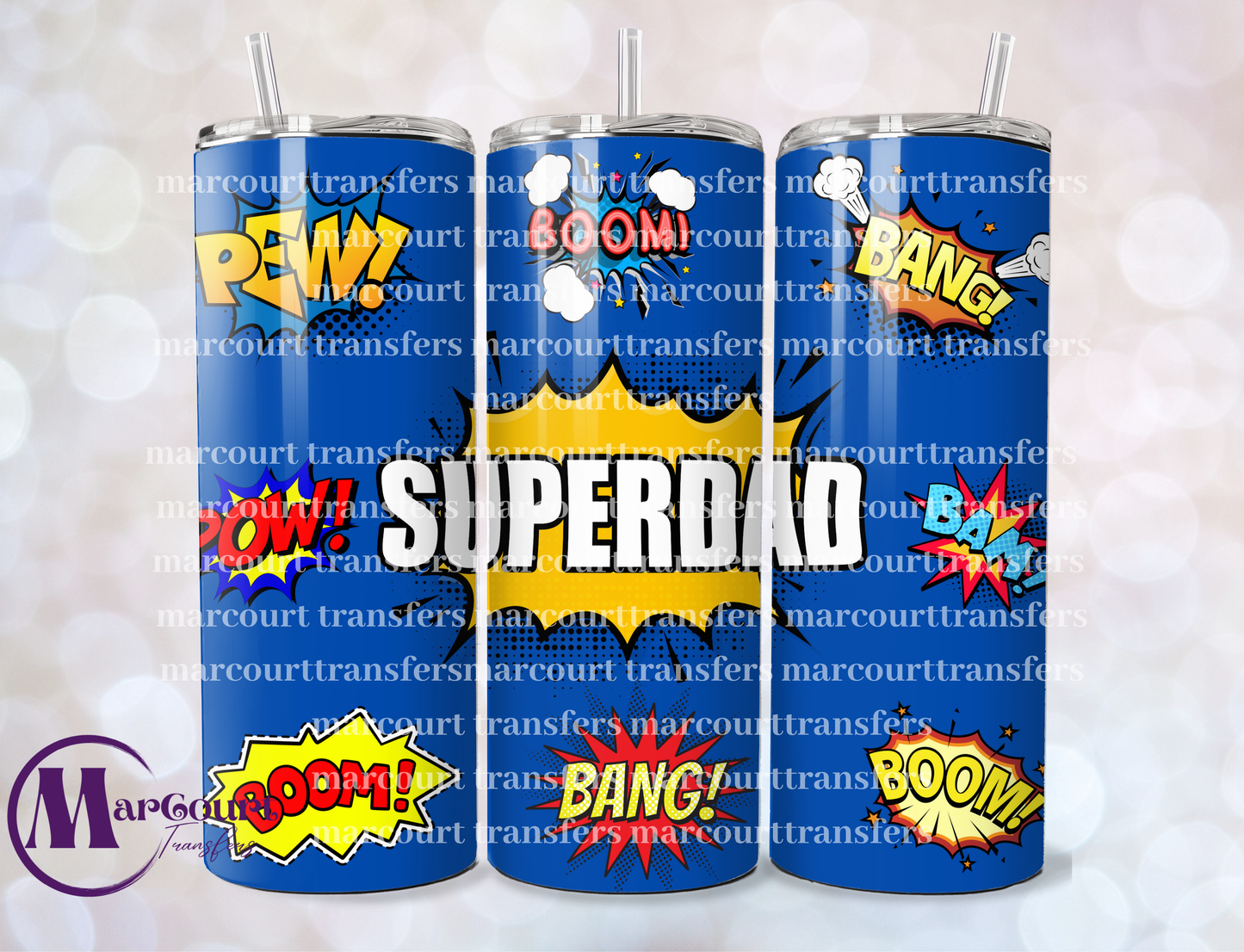 SUPER DAD-20 OZ-UV DTF CUP WRAP