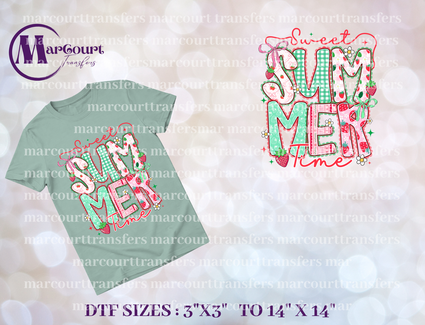 DTF-SWEET SUMMER TIME STRAWBERRY