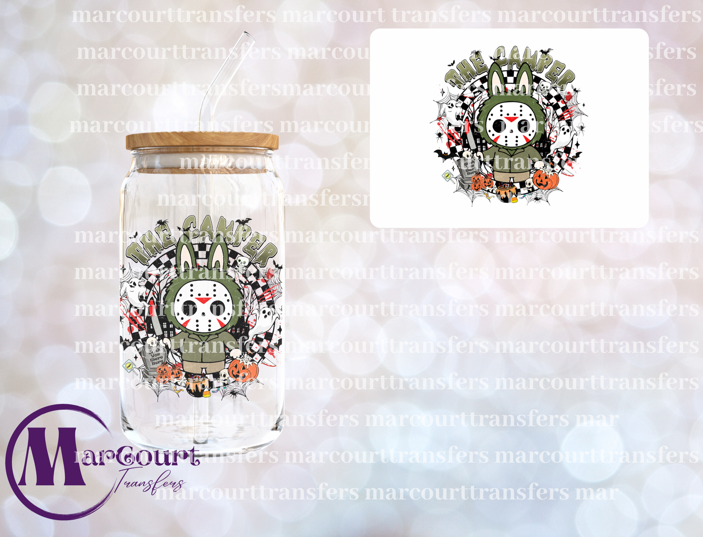 THE CAMPER LABUBU-DECAL-UV DTF CUP WRAP