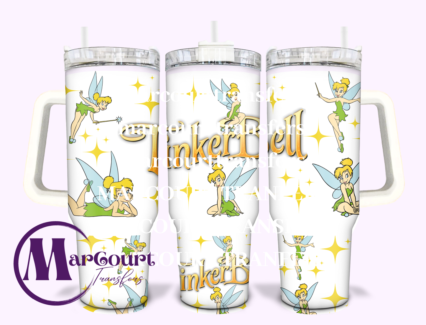 TINKERBELL-40 0Z-UV DTF CUP WRAP