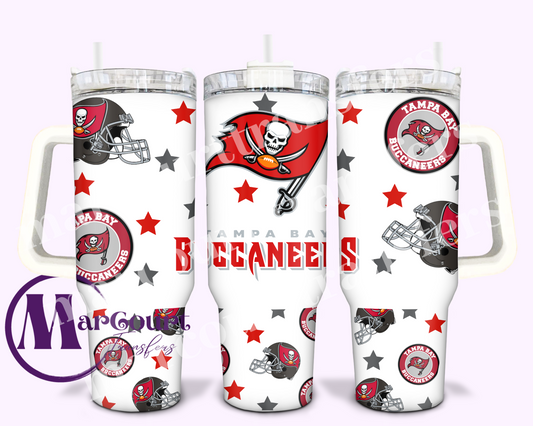 TAMPA BAY BUCCANEERS-40 OZ-UV DTF CUP WRAP