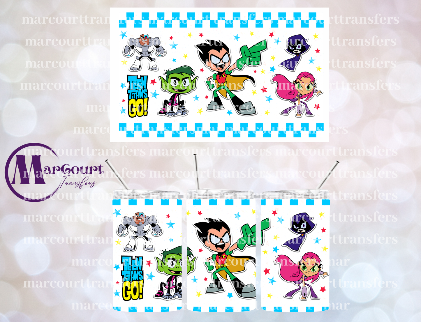 TEEN TITANS GOD 12-12 OZ TUMBLER SUBLIMATION