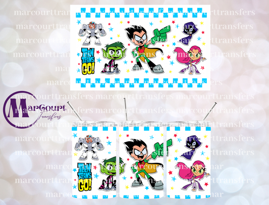 TEEN TITANS GOD 12-12 OZ TUMBLER SUBLIMATION