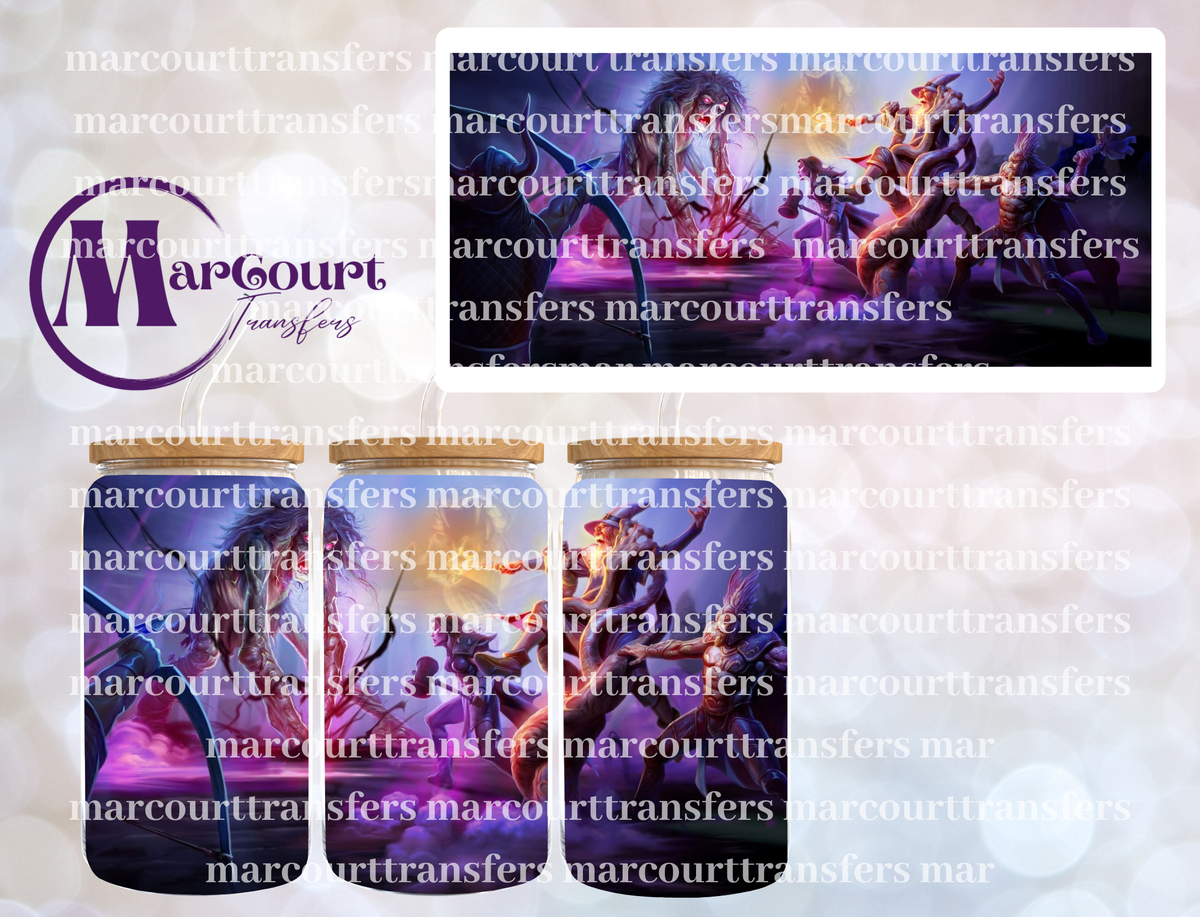 THE NIGHTMARE OF ASHIHAMA-16 0Z-UV DTF CUP WRAP