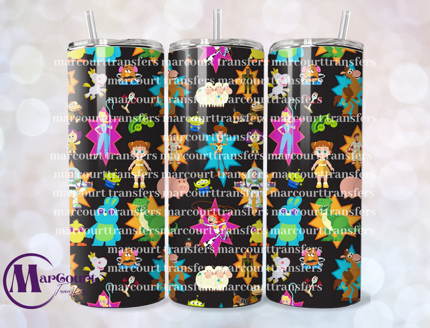 TOY STORY STARS-SKINNY TUMBLER TRANSFER