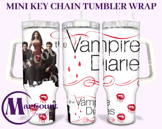 VAMPIRE DIARIES-MINI TUMBLER KEYCHAIN WRAP