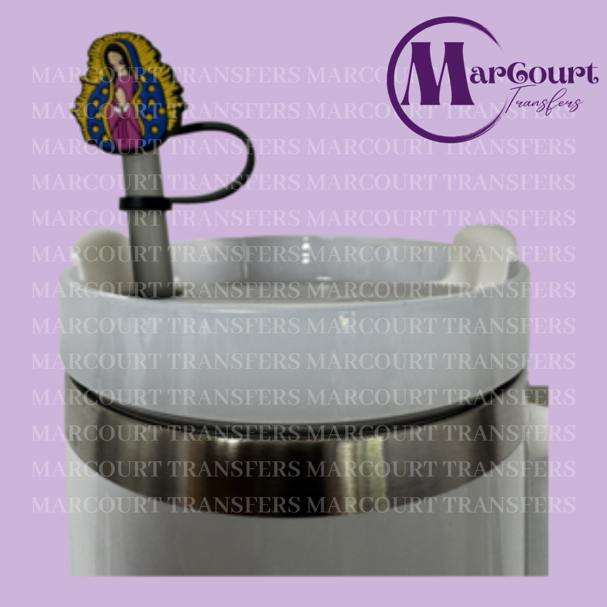 VIRGIN DE GUADALUPE-STRAW TOPPER