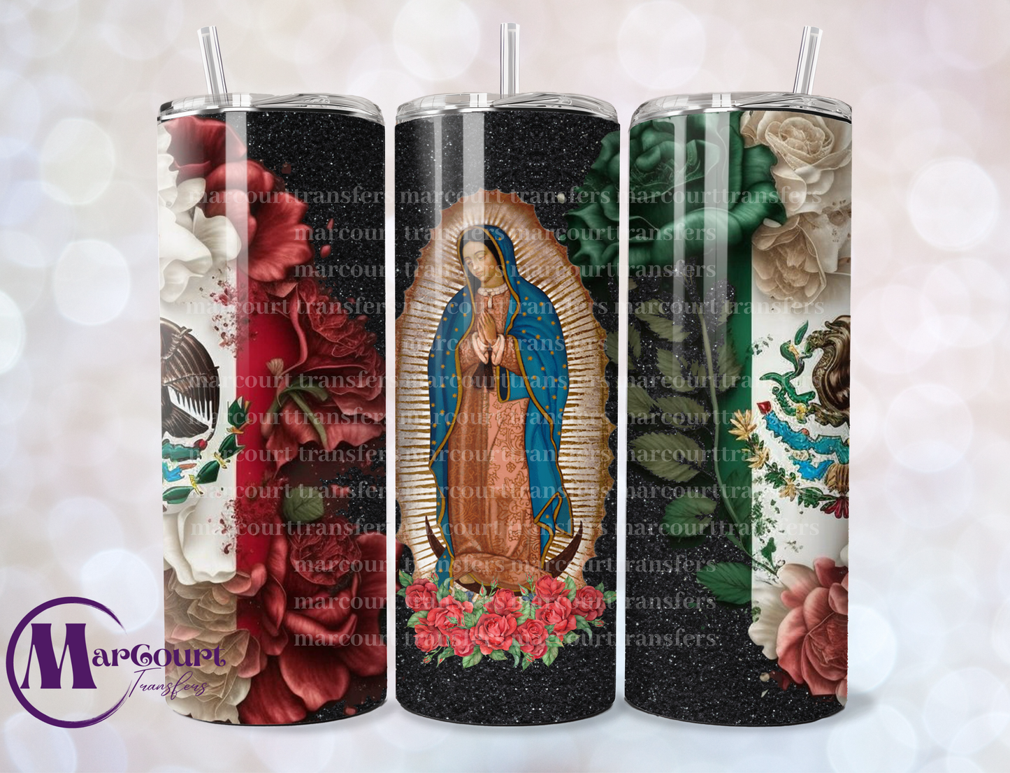 VIRGIN DE GUADALUPE-SKINNY TUMBLER TRANSFER