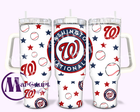 WASHINGTON NATIONALS-40 0Z-UV DTF CUP WRAP
