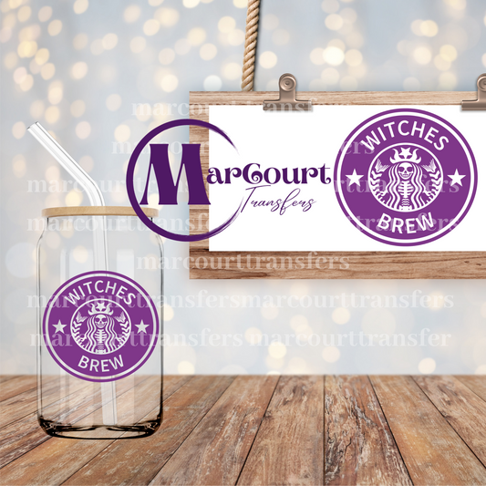 WITCHES BREW STARBUCKS LOGO-DECAL-UV DTF CUP WRAP