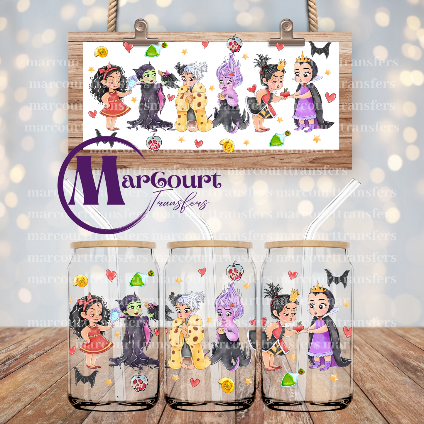 YOUNG VILLIANS-16 0Z-UV DTF CUP WRAP