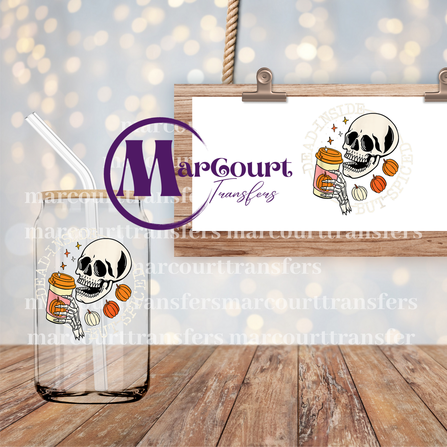 DEAD INSIDE BUT SPICED UP-DECAL-UV DTF CUP WRAP