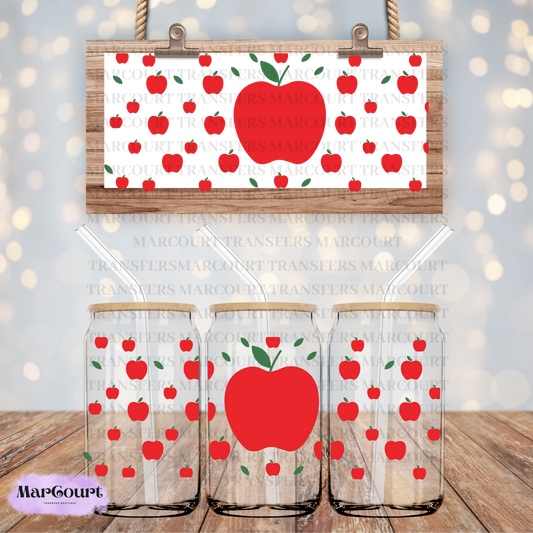 APPLES APPLES APPLES - 16 OZ UV DTF CUP WRAP *RTS