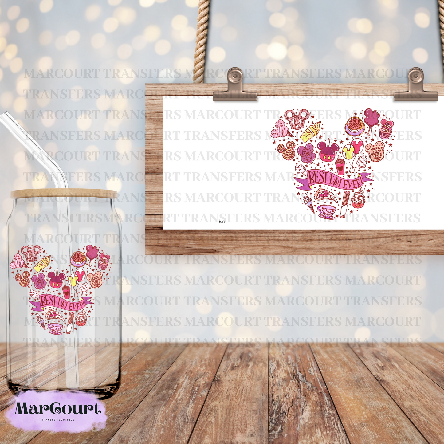 BEST DAY EVER- DECAL-UV DTF CUP WRAP