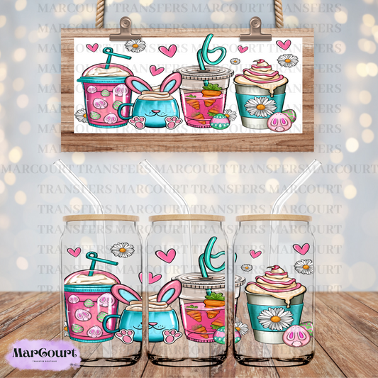 SWEET EASTER DRINKS-16 0Z-UV DTF CUP WRAP *rts
