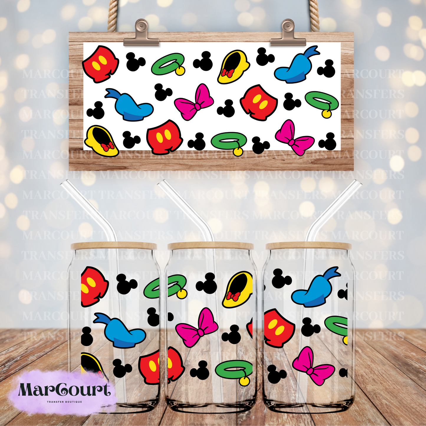 MOUSE FASHION-16 0Z-UV DTF CUP WRAP