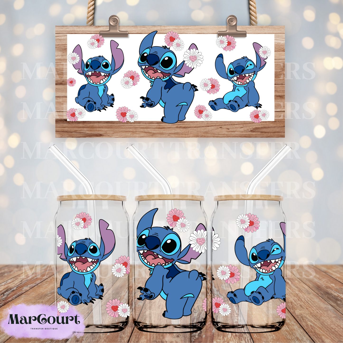 STITCHY FLOWERS-16 0Z.-UV DTF CUP WRAP