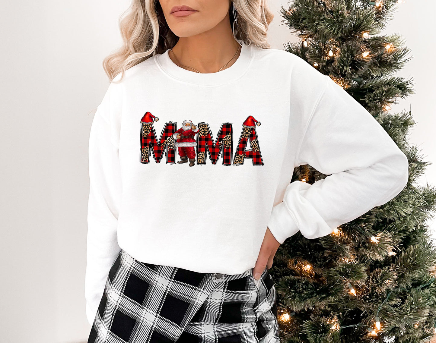 Mama Santa Full Color Transfer