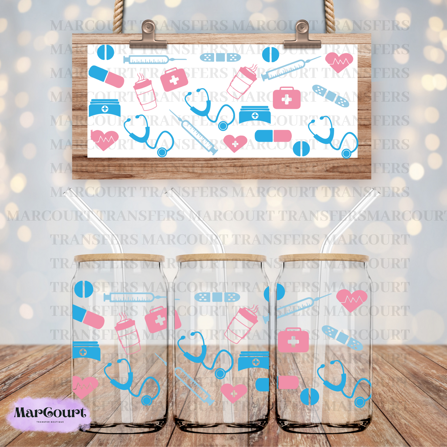 MEDICAL-16OZ-UV DTF CUP WRAP *RTS